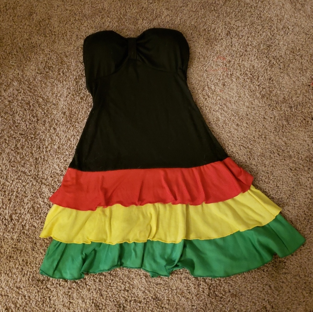 Rasta Summer Mini-dress